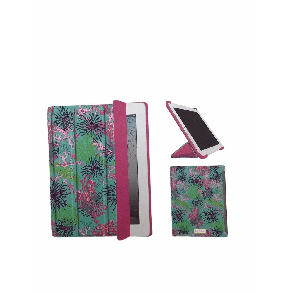 Lilly Pulitzer iPad Cover Case Fits iPad 2, iPad 3rd Gen, Coral Design NIB